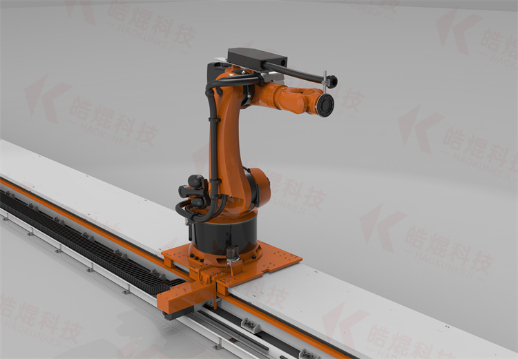 全封閉機器人第七軸""